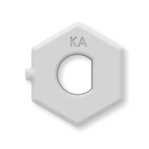 Adapter knob cylinder door lock drive – abus, cisa, bricard, axa, iseo