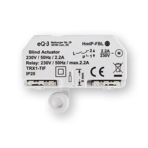 Blinds actuator – flush-mounted