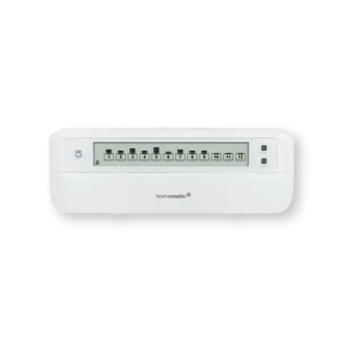 Floor heating controller – 12 channels, motorised