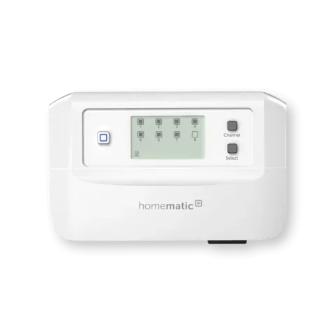 Floor heating controller – 8 channels, motorised