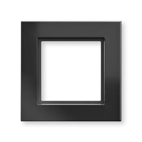 Glass frame – single, black