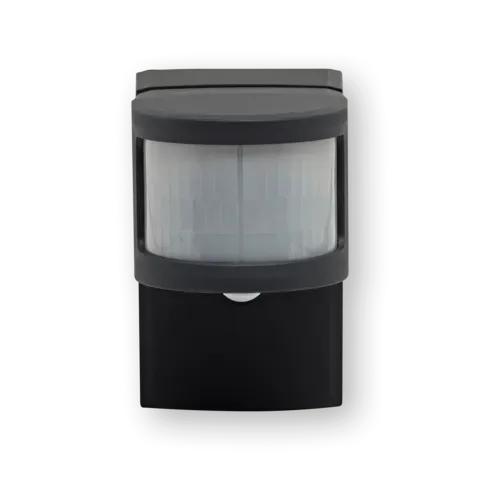 Motion detector with switching actuator – outdoor, anthracite
