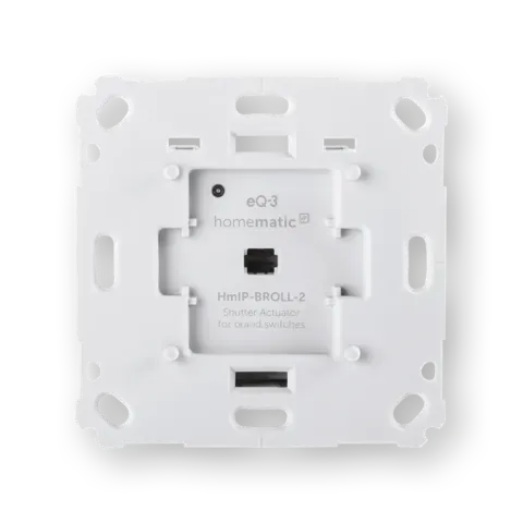 Shutter actuator for brand switches