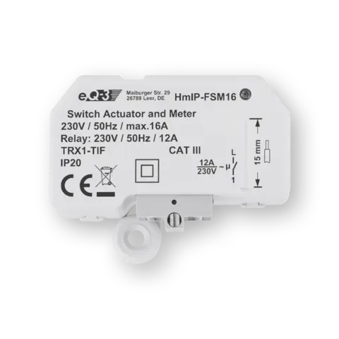Switching actuator and meter (16 A) – flush-mounted