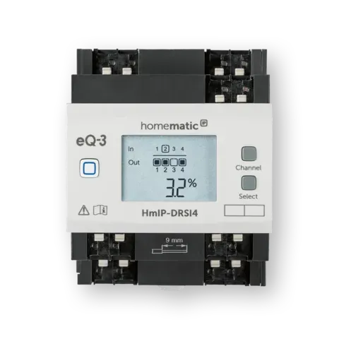 Switching actuator for DIN-rail mounting – 4 channels
