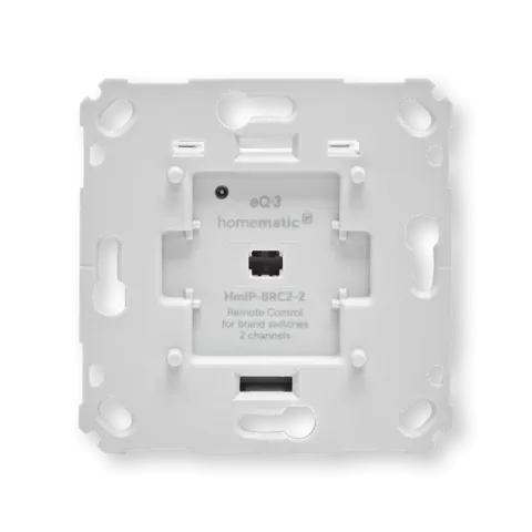 Wall-mounted remote control for brand switches – 2 channels