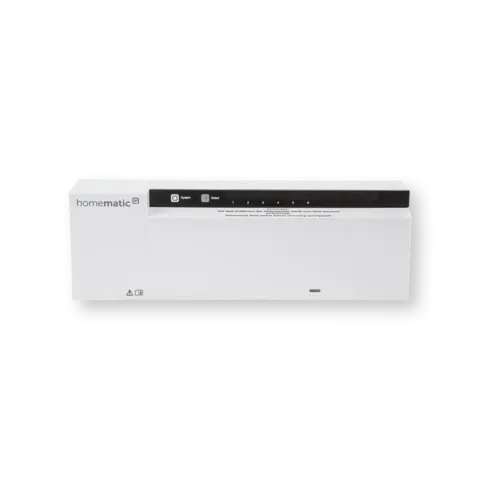 Wired underfloor heating controller – 6 channels, 230 V