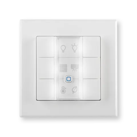Wired wall-mounted remote control – 6 channels