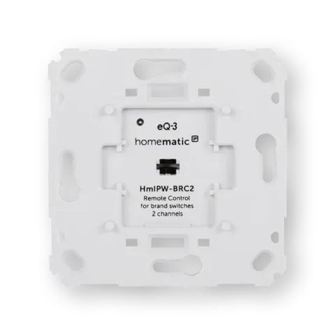 Wired wall-mounted remote control for brand switches – 2 channels
